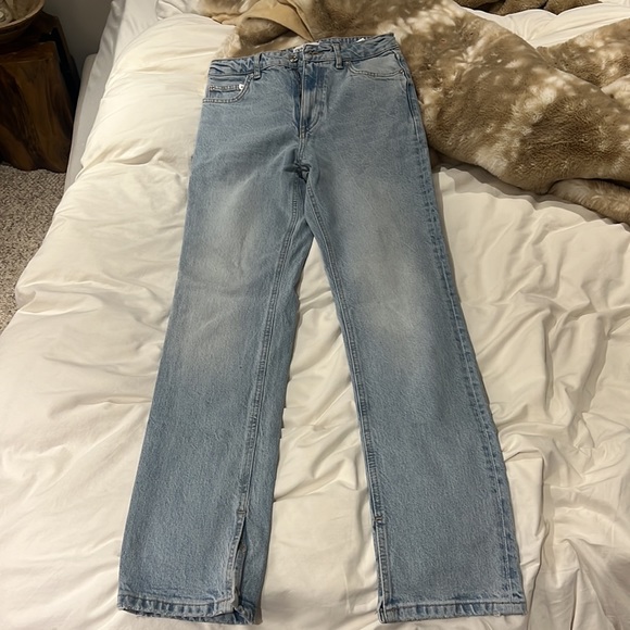 Zara split hem slim jeans size 26 - Picture 4 of 5